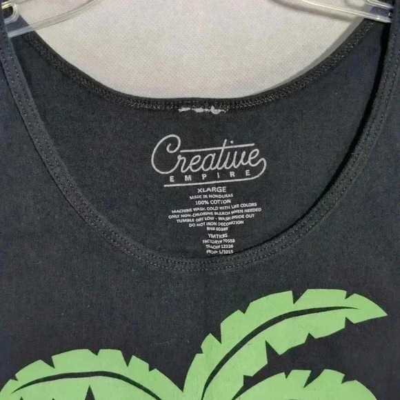 Cali Republic Golden Bear Palm Tree tank top sz XL - Picture 2 of 3